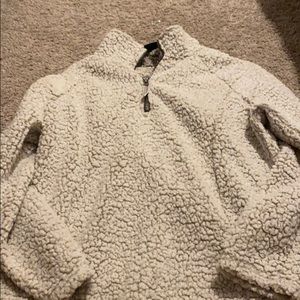 WARM SHERPA QUARTER ZIP